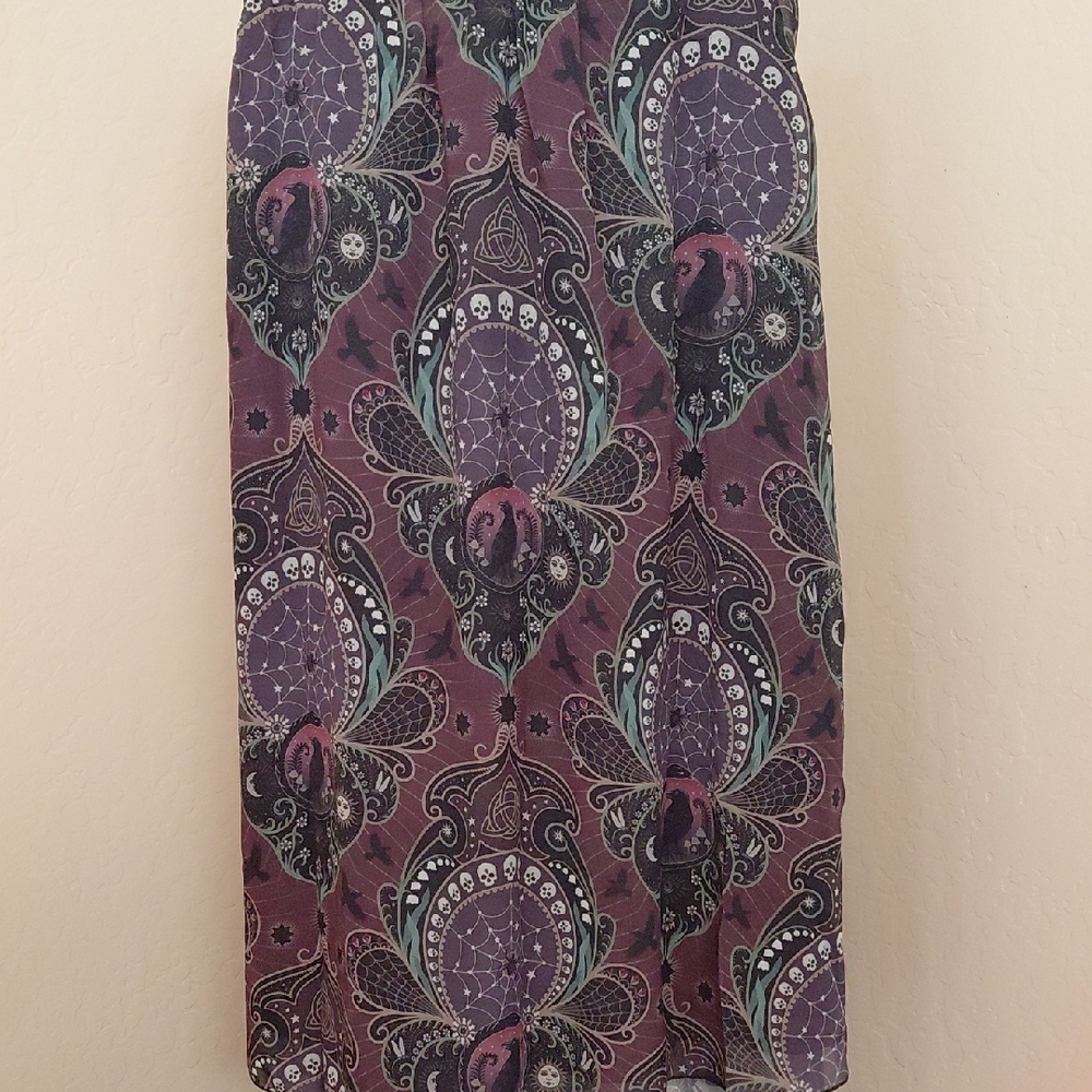 Disturbia Women Plus Size Clarette Chiffon Layered Midi Skirt - NWT